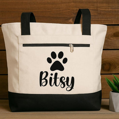 Custom Dog Tote Bag