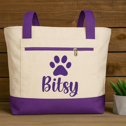 Custom Dog Tote Bag