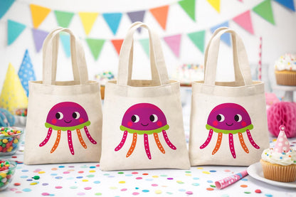 Jellyfish Party Favor Bags - Set of Three Bags