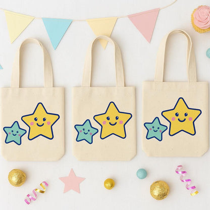 Star Party Favor Bags - Set of Three Bags