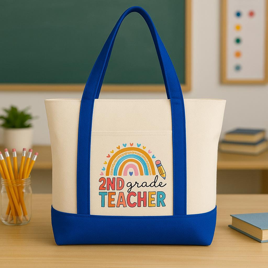 Second Grade Teacher Tote Bag