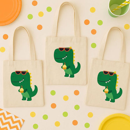 Dinosaur Party Favor Bags - Set of Three Bags