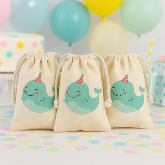 Whale Party Favor Bags - Sold Individually