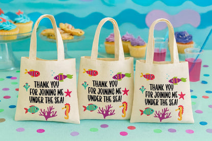 Under The Sea Party Favor Bags - Set of Three Bags