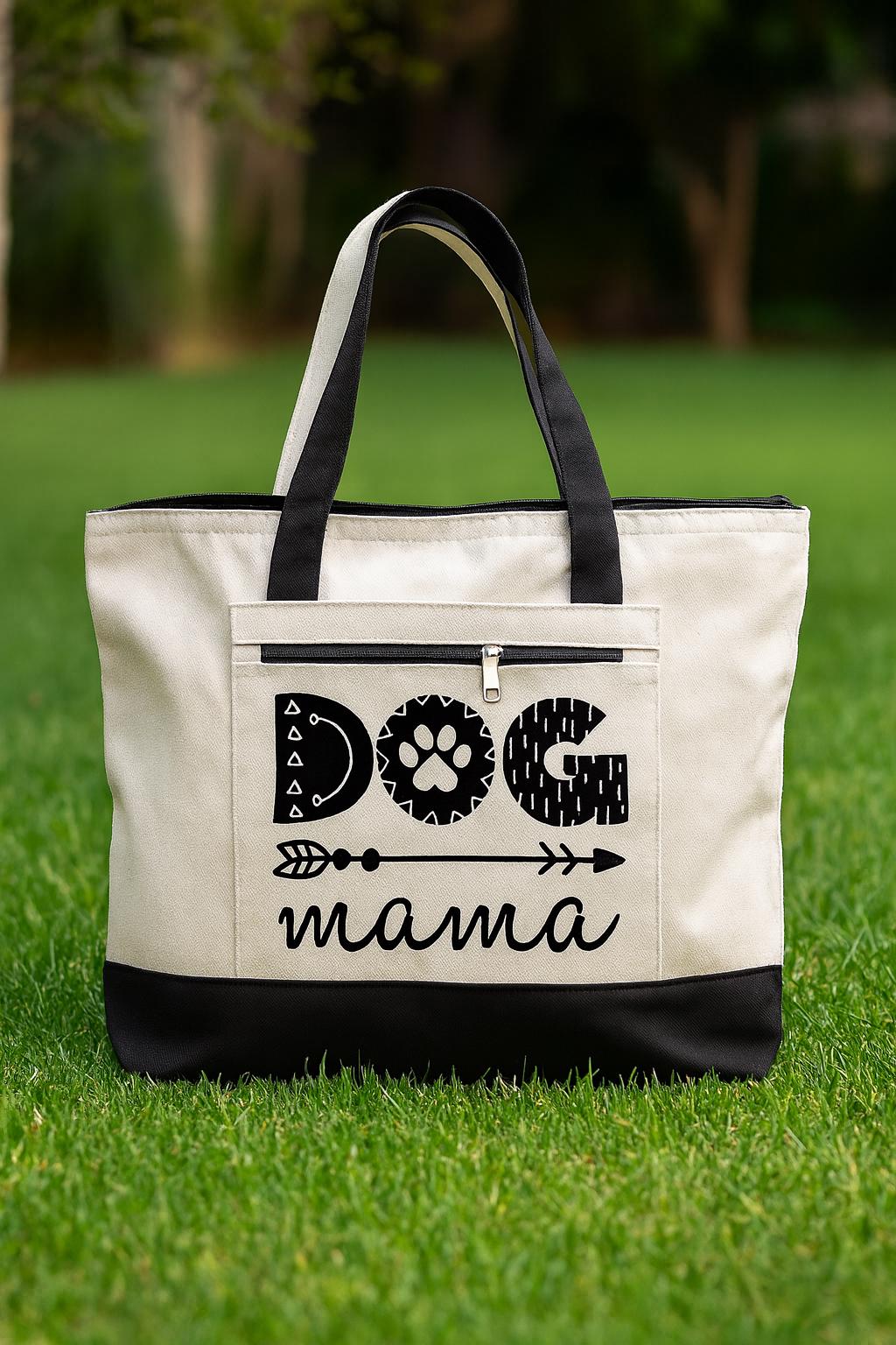 Dog Mama Gift - Dog Mom Tote Bag