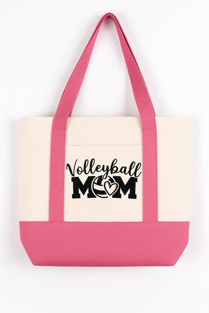 Volleyball Mom Tote Bag