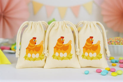 Chicken Party Favor Bags