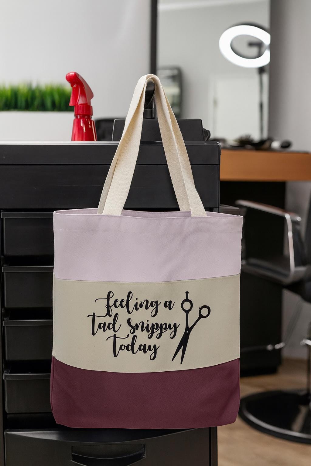 Hair Stylist Tote Bag - Hair Dresser Gift - Feeling a Tad Snippy Today