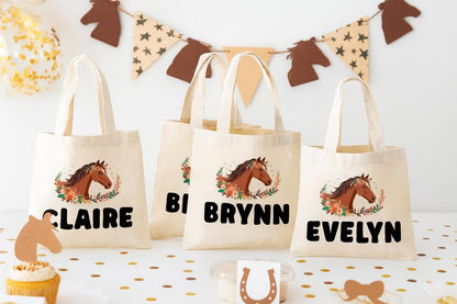 Personalized Horse Party Favor Bags - Set of Three Bag