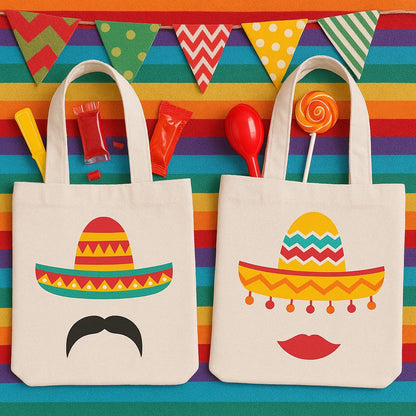 Fiesta Party Favor Bags - Set of Two Bags