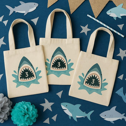 Shark Party Favor Bags - Sold Individually