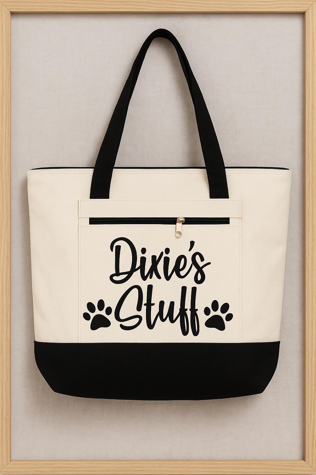 Personalized Dog Tote Bag - Dog Stuff