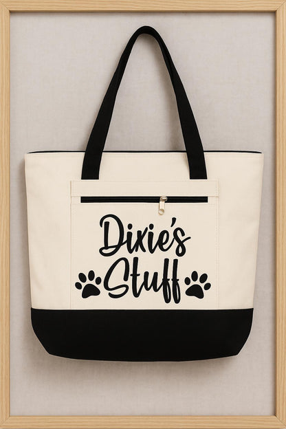Personalized Dog Tote Bag - Dog Stuff