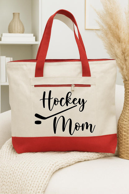 Hockey Mom Tote Bag