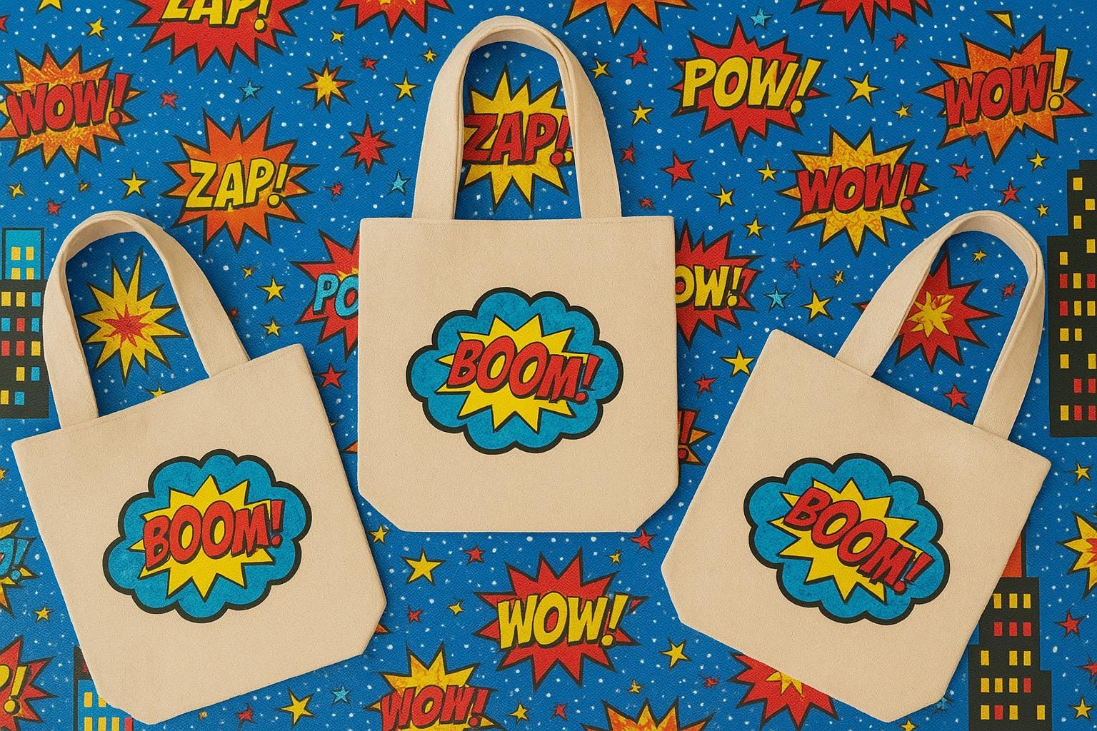 Super Hero Party Favor Bags