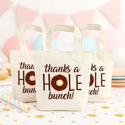 Donut Treat Bags - Thanks a Hole Bunch! - Set of Three Bags