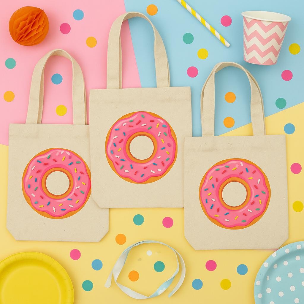 Donut Party Favor Bags