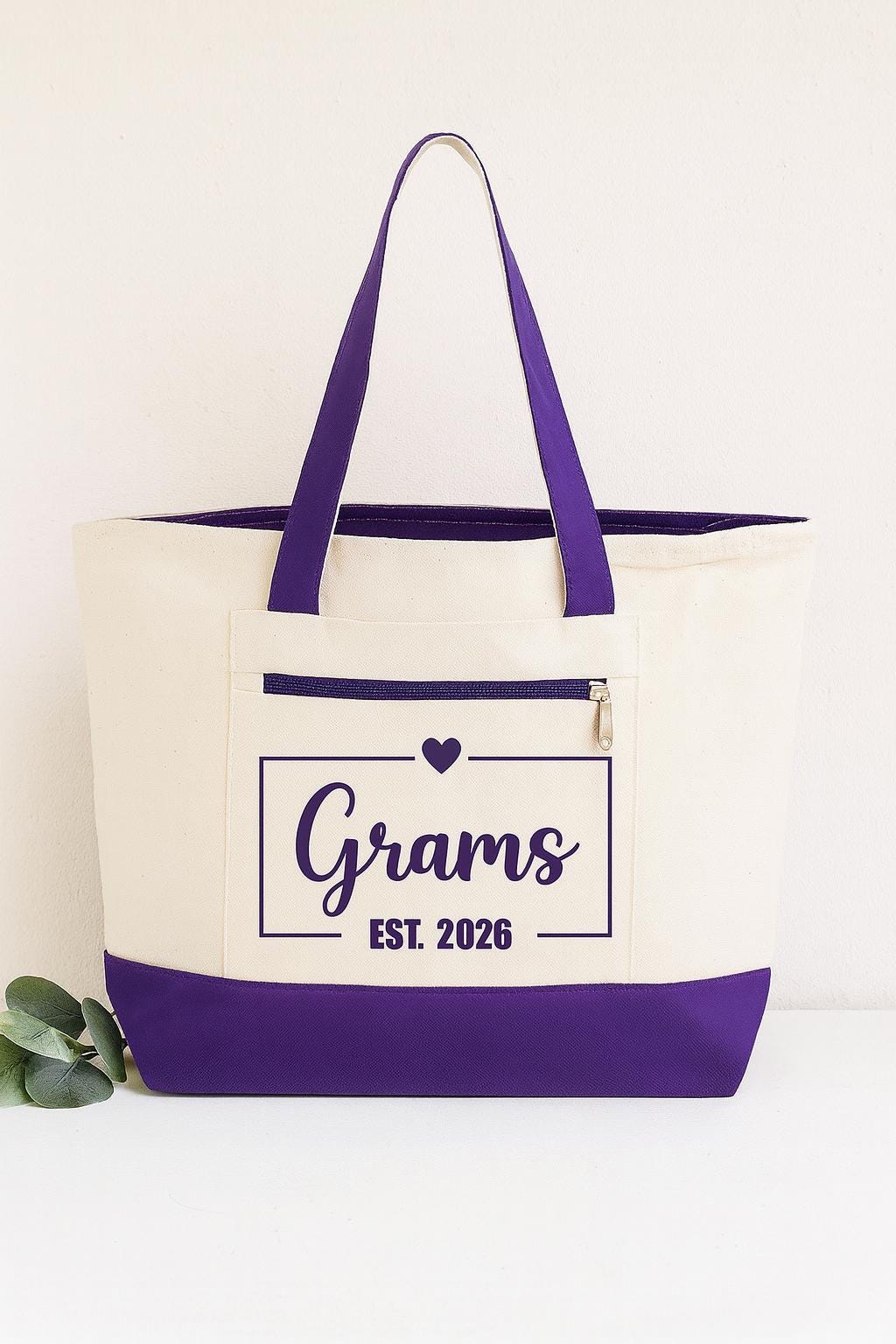 Grandma | Nana | Grams | Oma Canvas Tote Bag