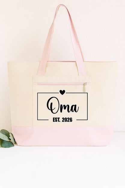 Grandma | Nana | Grams | Oma Canvas Tote Bag