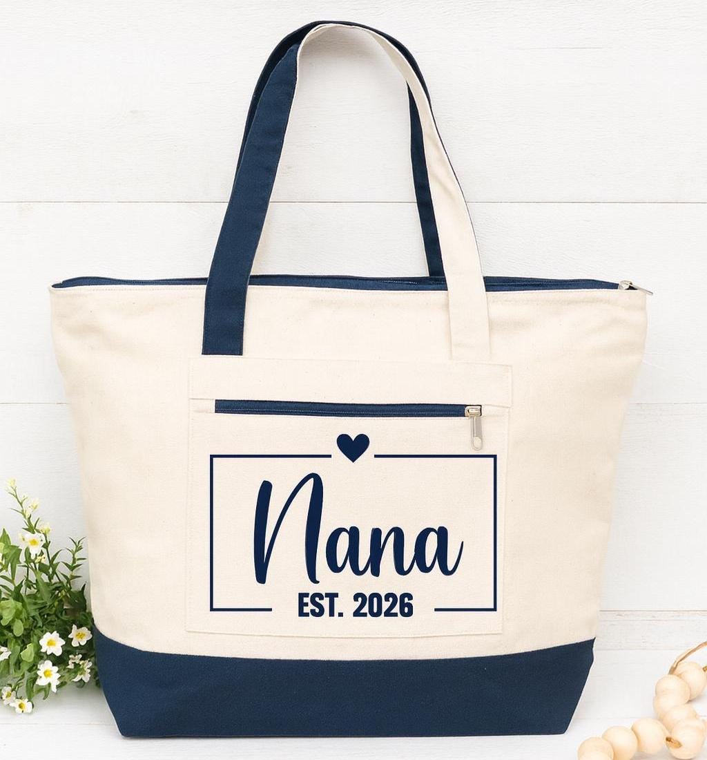 Grandma | Nana | Grams | Oma Canvas Tote Bag