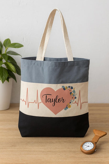 Nurse Gift - Personalized Nurse Tote Bag