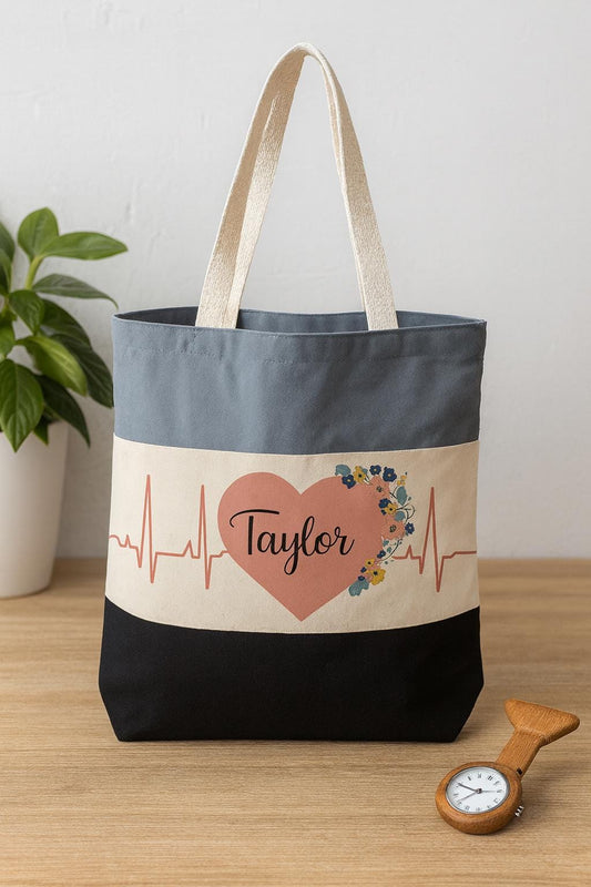 Nurse Gift - Personalized Nurse Tote Bag