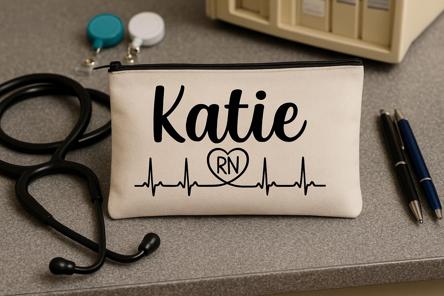 Nurse Gift - Personalized Nurse Accessory Pouch