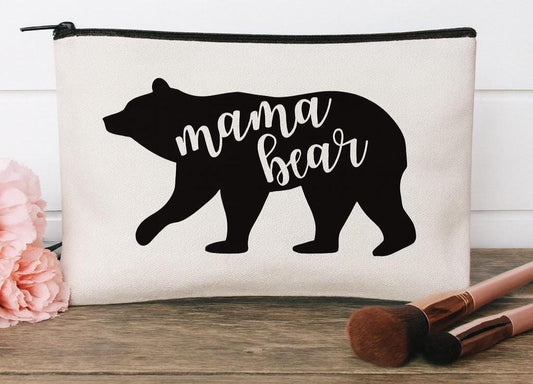 Mama Bear Cosmetic Bag