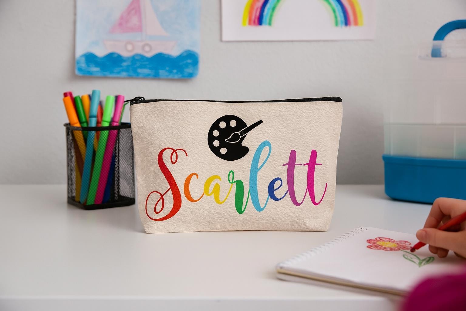 Custom Art Supply Pouch