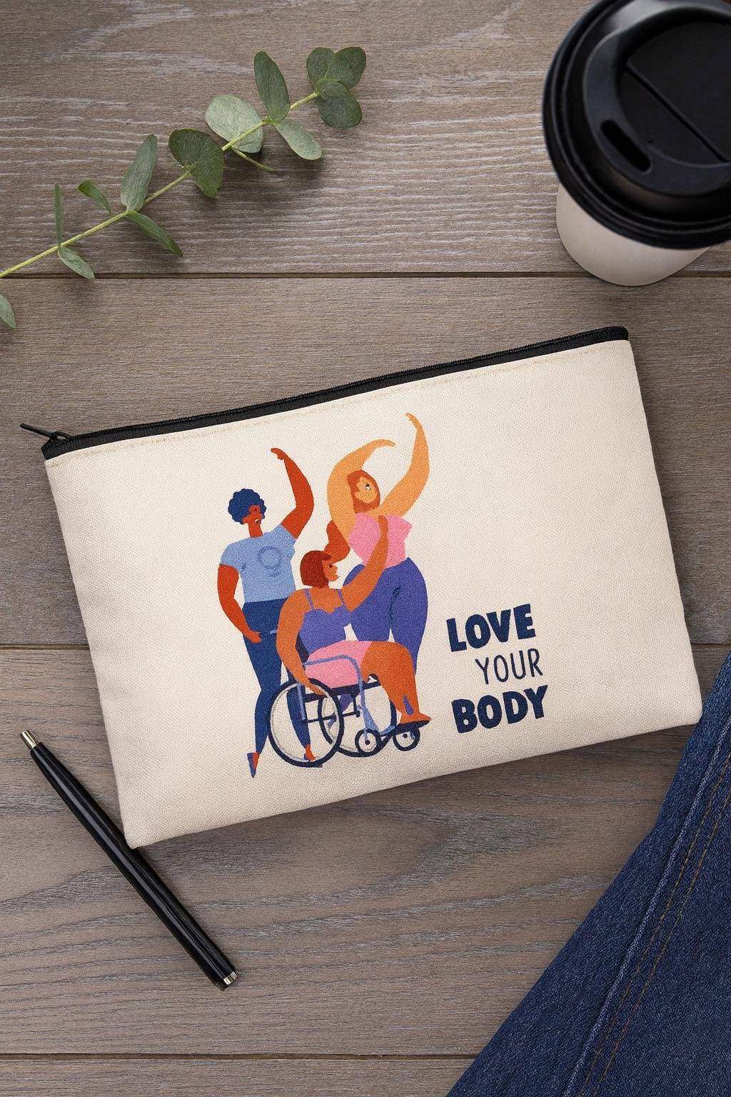 Love Your Body Cosmetic Bag