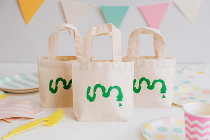 Snake Party Favor Bags - Set of Three Bags