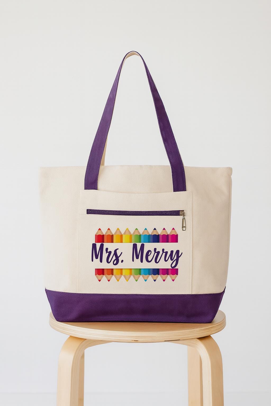 Teacher Tote Bag - Personalized Teacher Gift
