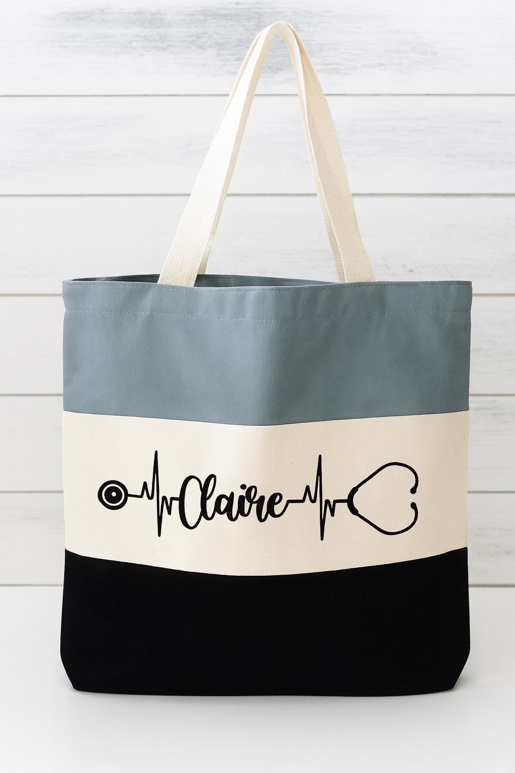 Personalized Nurse Tote Bag
