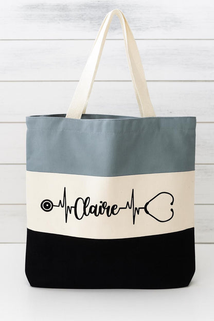 Personalized Nurse Tote Bag
