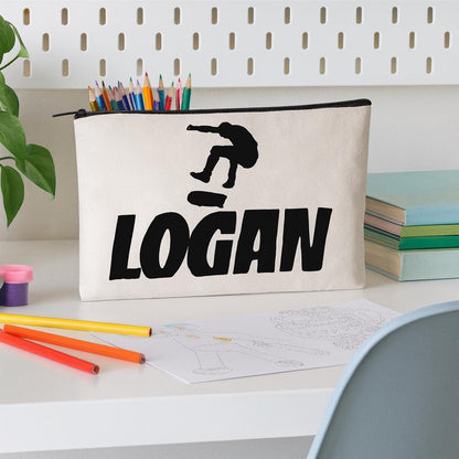 Personalized Skateboard Pencil Pouch
