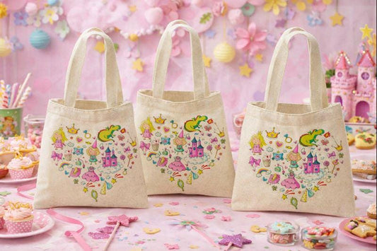 Fairy Tale Party Favor Bags - Set of Three Bags