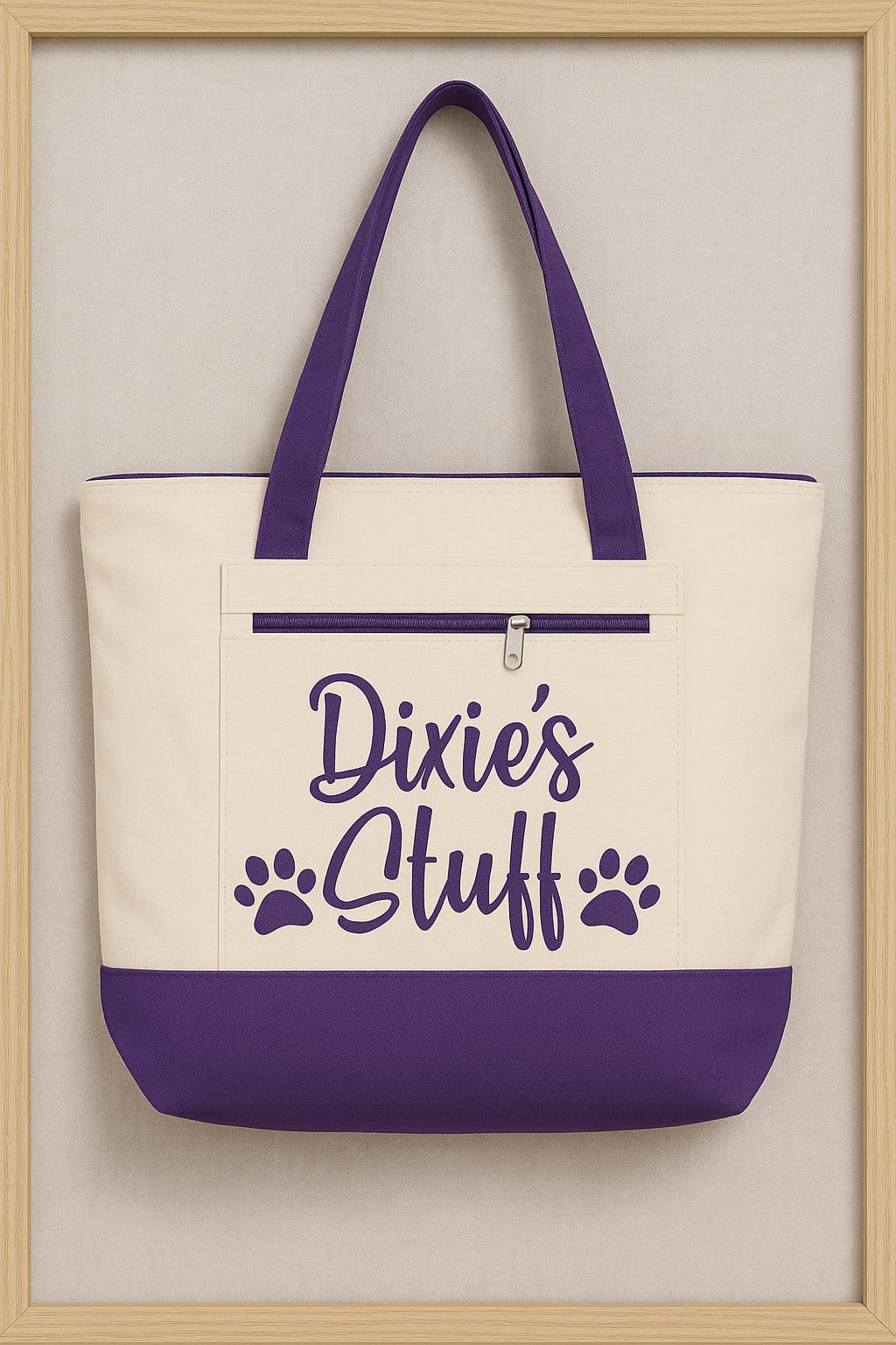 Personalized Dog Tote Bag - Dog Stuff