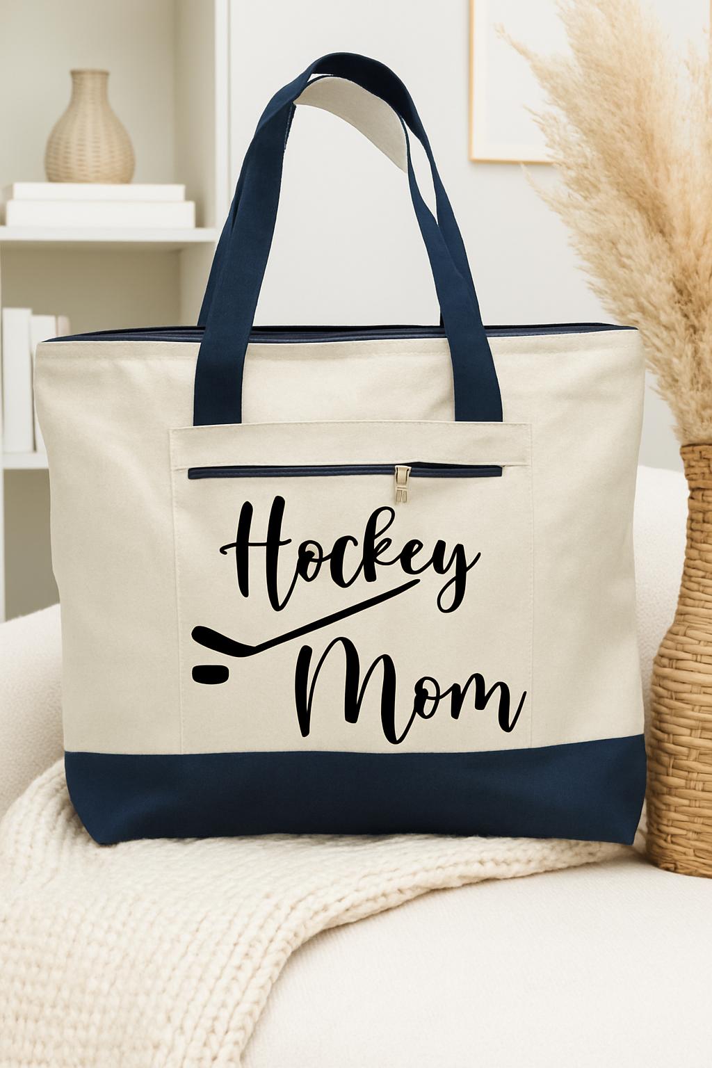 Hockey Mom Tote Bag