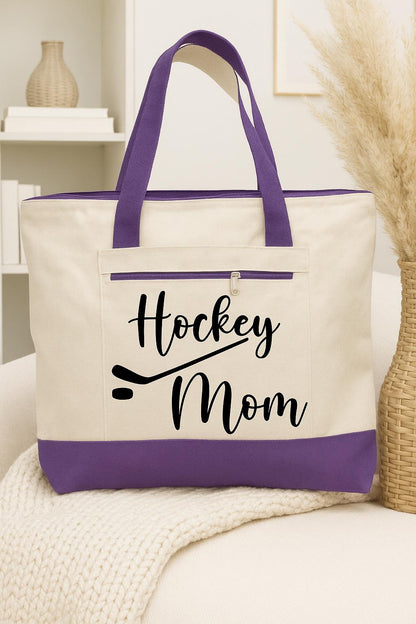 Hockey Mom Tote Bag