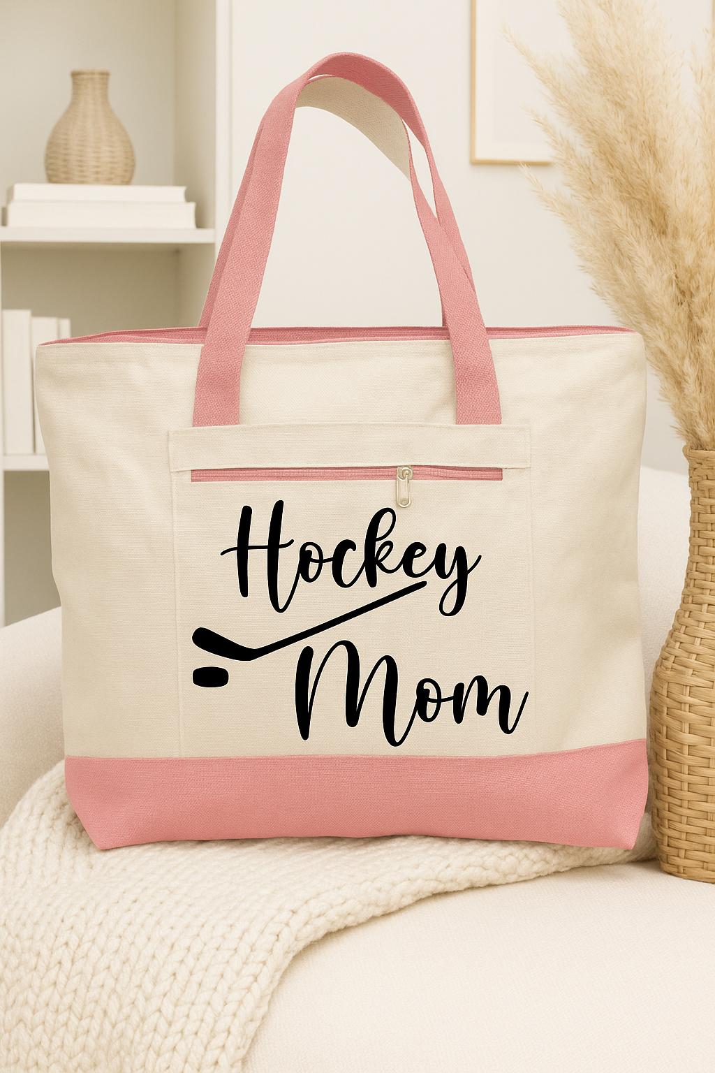 Hockey Mom Tote Bag