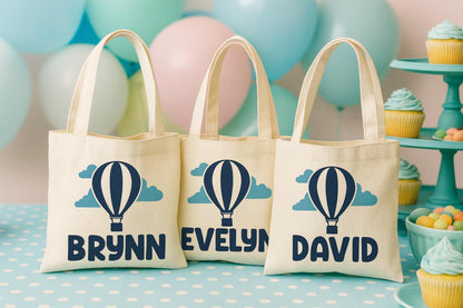 Hot Air Balloon Party Favor Bags - Set of Three Bags
