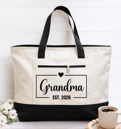 Grandma | Nana | Grams | Oma Canvas Tote Bag