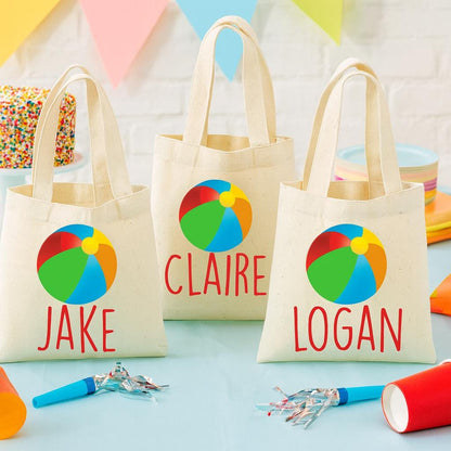 Beach Ball Party Favor Bags - Set of Three Bags
