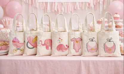 Baby Shower Gift Bags - Set of Six Bags
