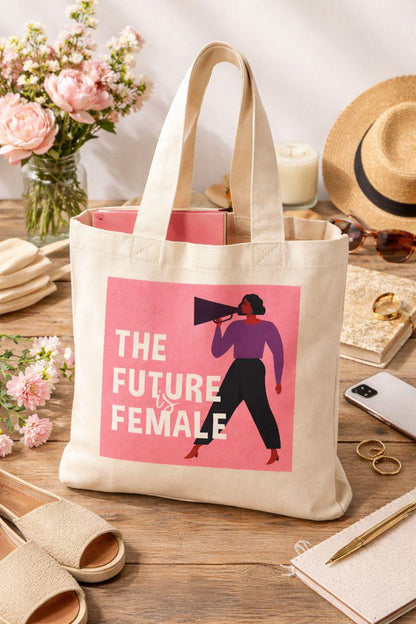 The Future Is Female Feminist Tote Bag