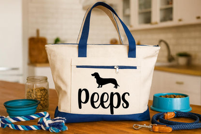 Personalized Dachshund Tote Bag