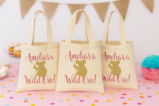 Custom Koala Party Favor Bags - Set of Three Bags