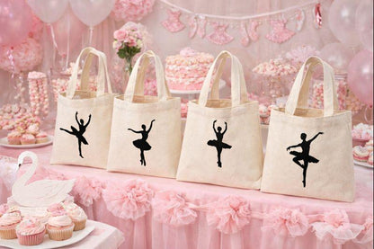 Ballerina Party Favor Bags - Set of Six Bags