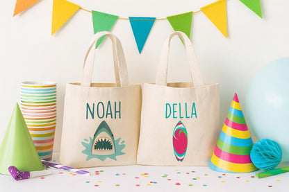 Shark and Surfboard Party Favor Bags