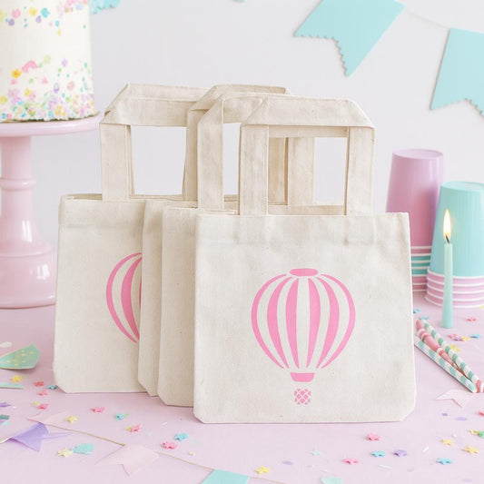 Hot Air Balloon Party Favor Bags - Set of Four Bags